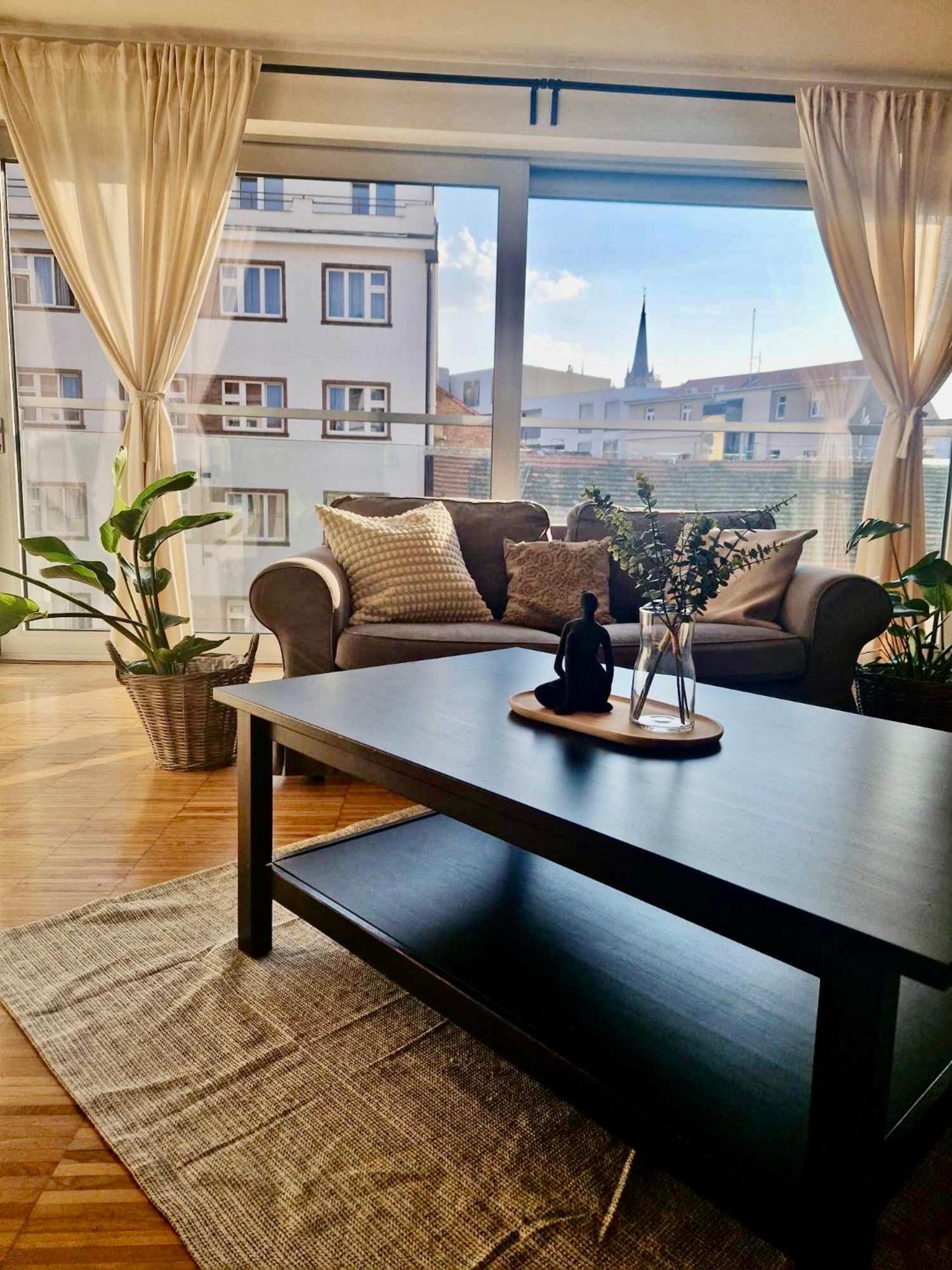 Spacious Near Center With Balcony And Garage Parking Appartamento Praga